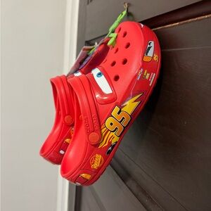 Adult Red Lightning McQueen Crocs-Style Clog
